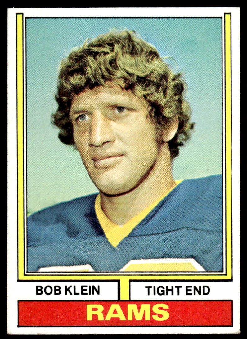 1974 Topps #152 Bob Klein RC Los Angeles Rams