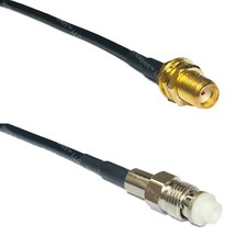 RG174 SMA FEMALE to FME FEMALE Coax RF Cable USA-Ship Lot