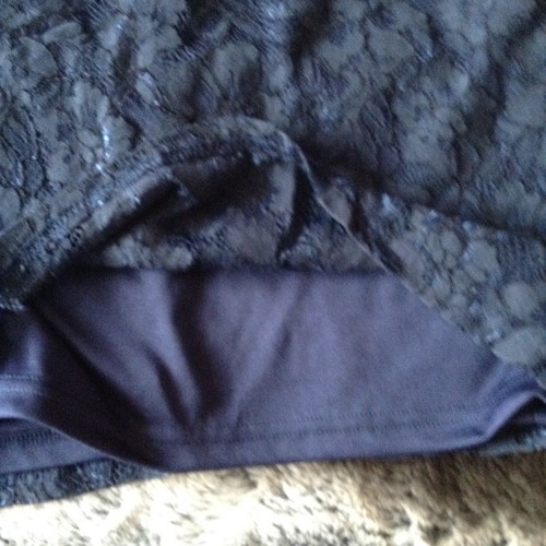 MISSGUIDED Blue Lace Stretch Lined Dress Size 8. - Picture 10 of 11