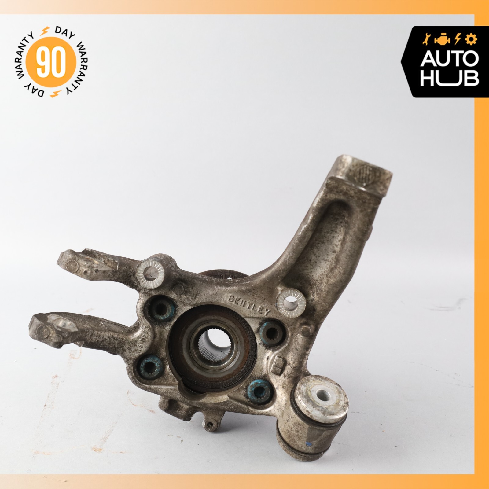 07-11 Bentley Continental GTC Rear Right Side Spindle Knuckle Hub OEM 62k