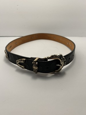Brighton Brown Leather Belt with Silver Buckle Size M s-l400.jpg main image 2