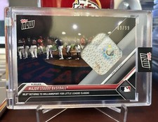 2023 Topps Now 741A Major League Baseball Little League Classic Base Relic /99