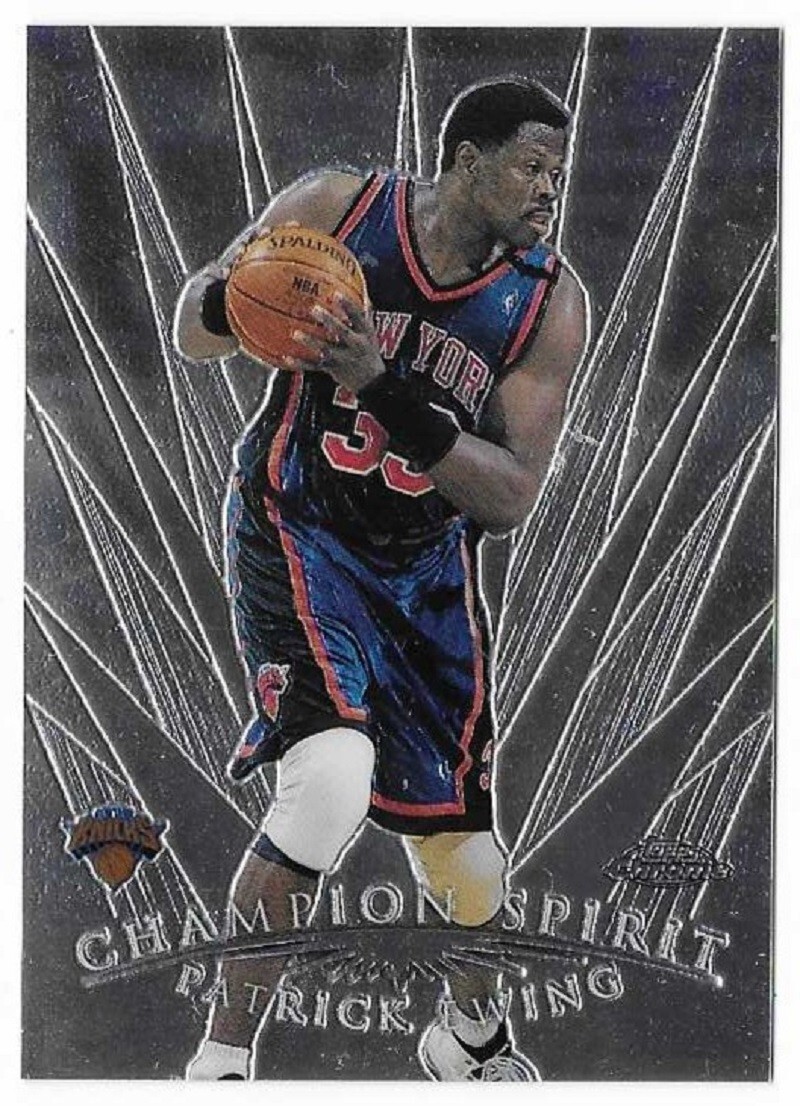 PATRICK EWING 1998-99 Topps Chrome Basketball Champion Spirit # CS6 Knicks NM-MT