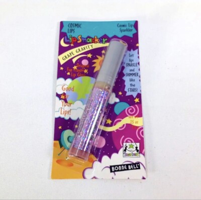 Bonne Bell Lip Smacker GRAPE GRAVITY Cosmic Lips Sparkler Gloss Y2K Vintage NOS