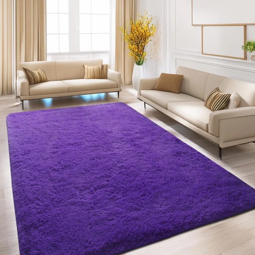 Modern Extra Large Thick Shaggy Rugs Living Room Bedroom Carpet Hallway Runner - Picture 19 of 21