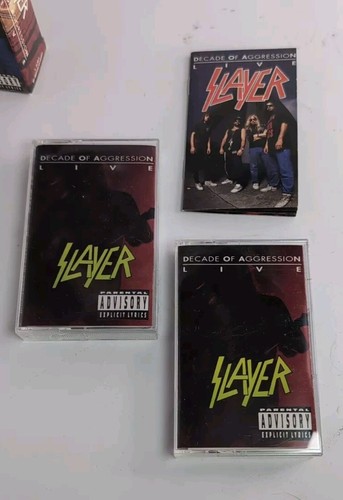 Slayer Decade Of Aggression Live Double Cassette 1991 Def American Recordings - Picture 8 of 14