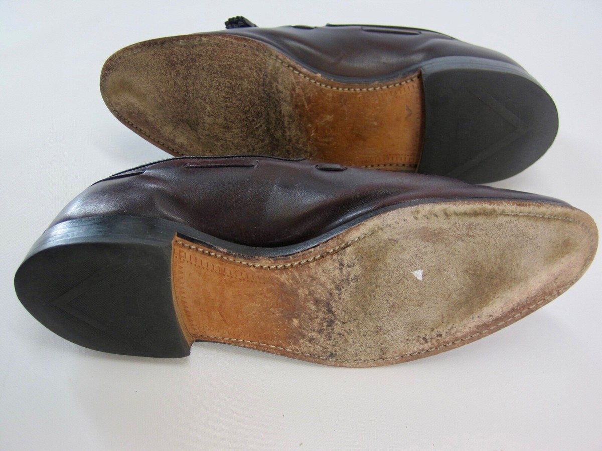 NEW Allen Edmonds Grayson Merlot Tassel Loafers 9 D display picture 1