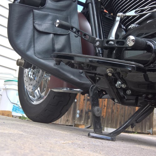 Desert Dawgs Rain Guard/Wind Deflector Harley Softail+Fatboy "Mustache