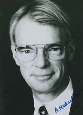 Michael Spence "Nobelpreis Wirtschaft 2001" Autogramm signed 20x30 cm Bild s/w