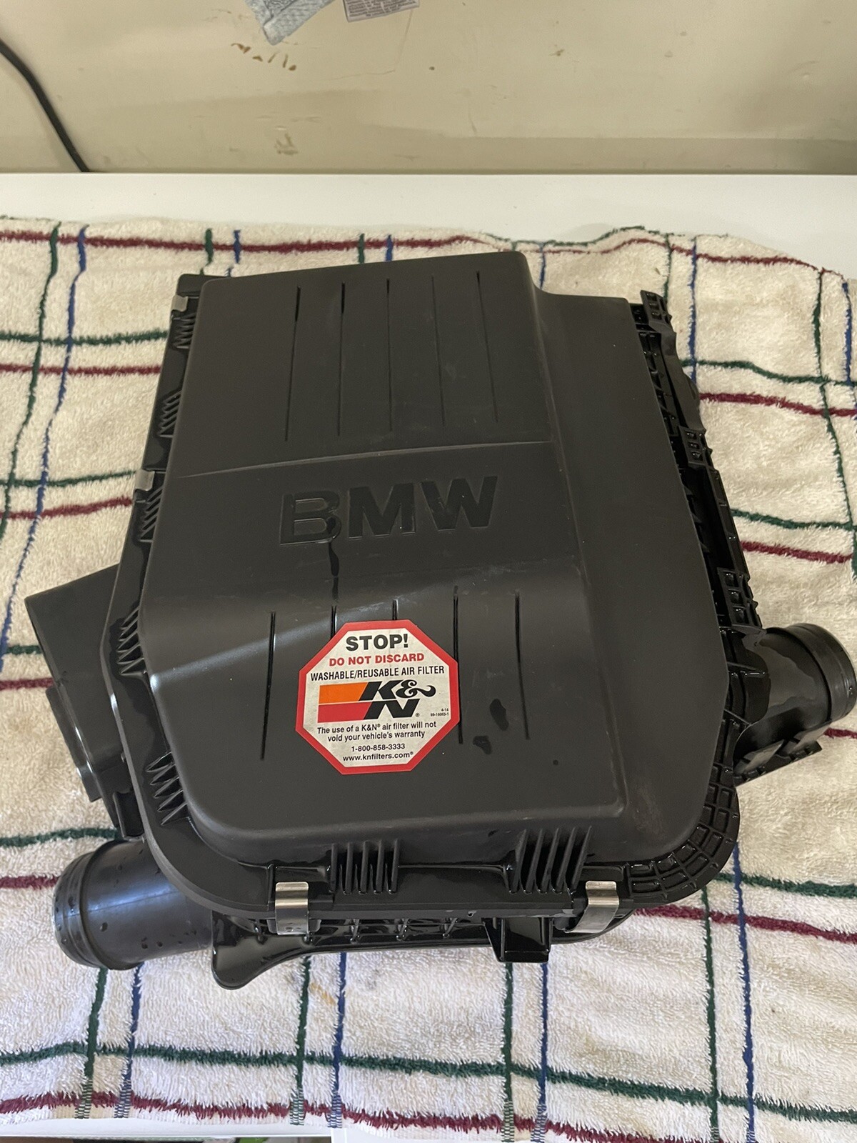 07-13 BMW 135I 335I 535I N54 INTAKE AIR BOX FILTER CLEANER AIRBOX ...