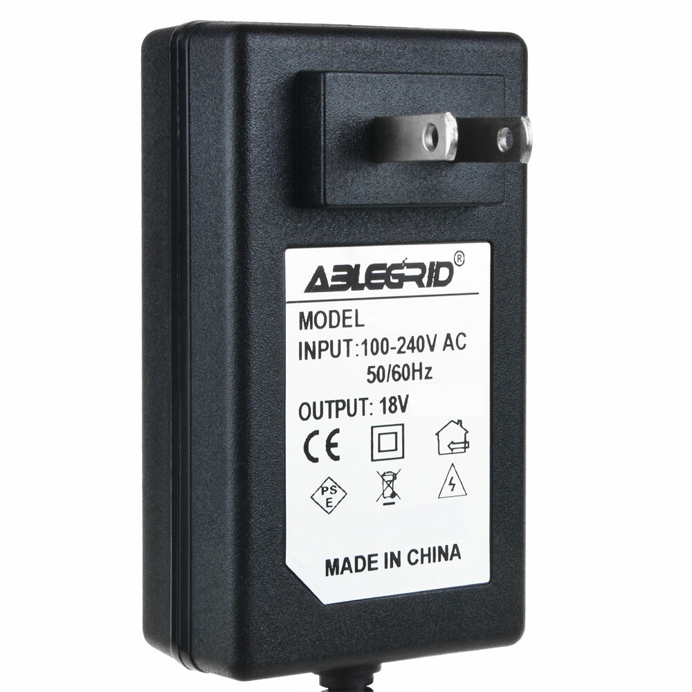 Alimentatore 18V 1000mA Per Pedali Effetti MXR Dunlop - PwrON, Cavo 2m