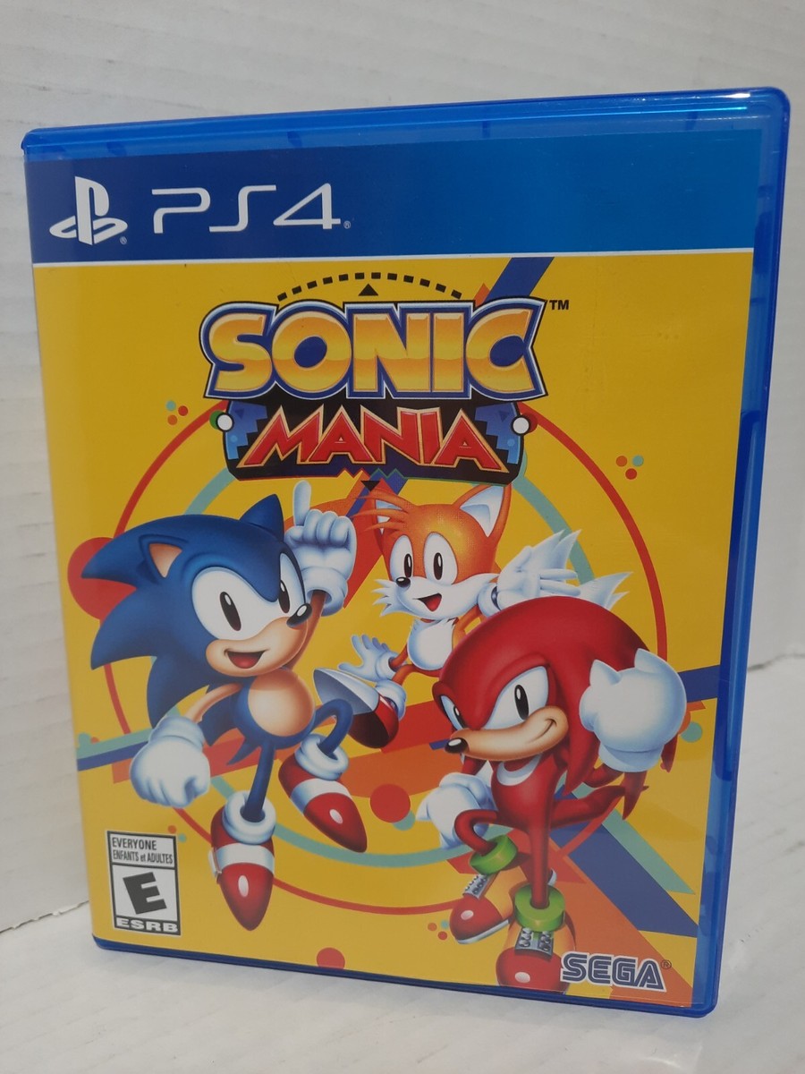 Sonic Mania Sony PlayStation Pre owned PS4 Rated E CLEAN DISC