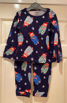 BABY TU CHRISTMAS PIGS IN BLANKETS THEMED 2 PIECE PYJAMA SET - SIZE 18-24 MONTHS