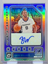 Ziaire Williams 2023-24 Optic Silver Prizm Signatures Series Auto