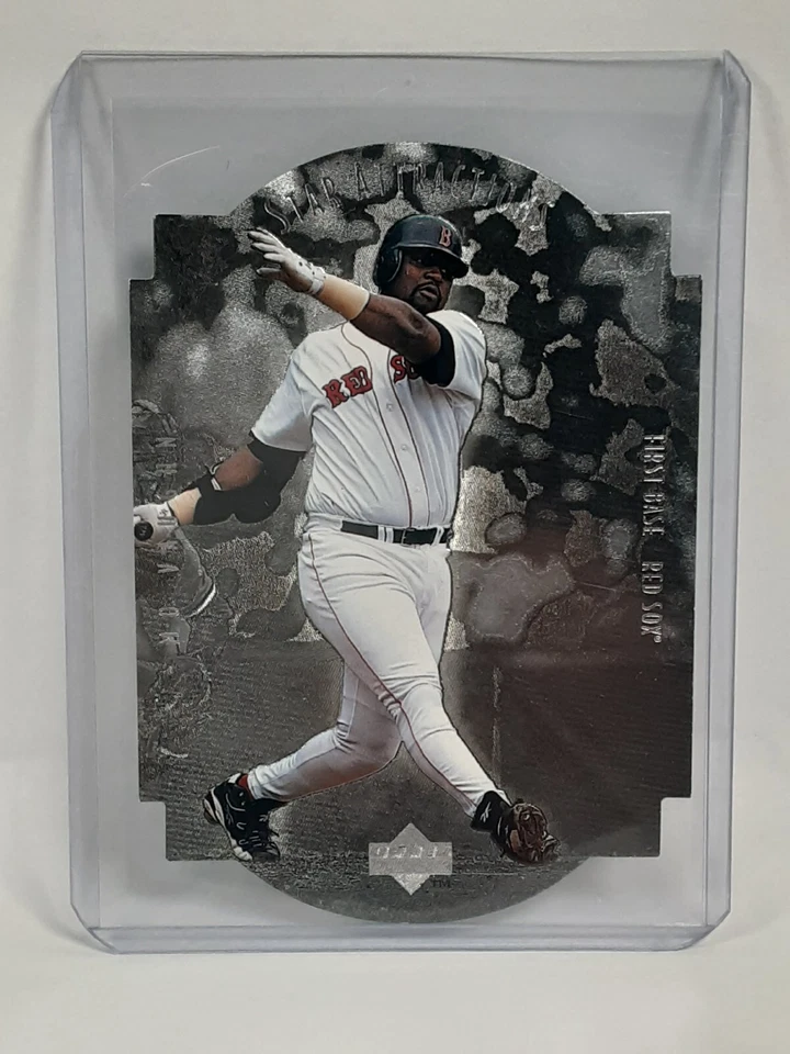 MO VAUGHN, 1997 UPPER DECK STAR ATTRACTIONS DIE CUT #SA20, RED SOX - Image 3 of 4