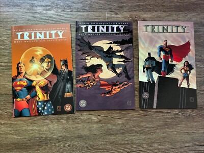 Trinity #1-3 Comic Lot DC 2003 Matt Wagner Batman Superman Wonder Woman - R822C