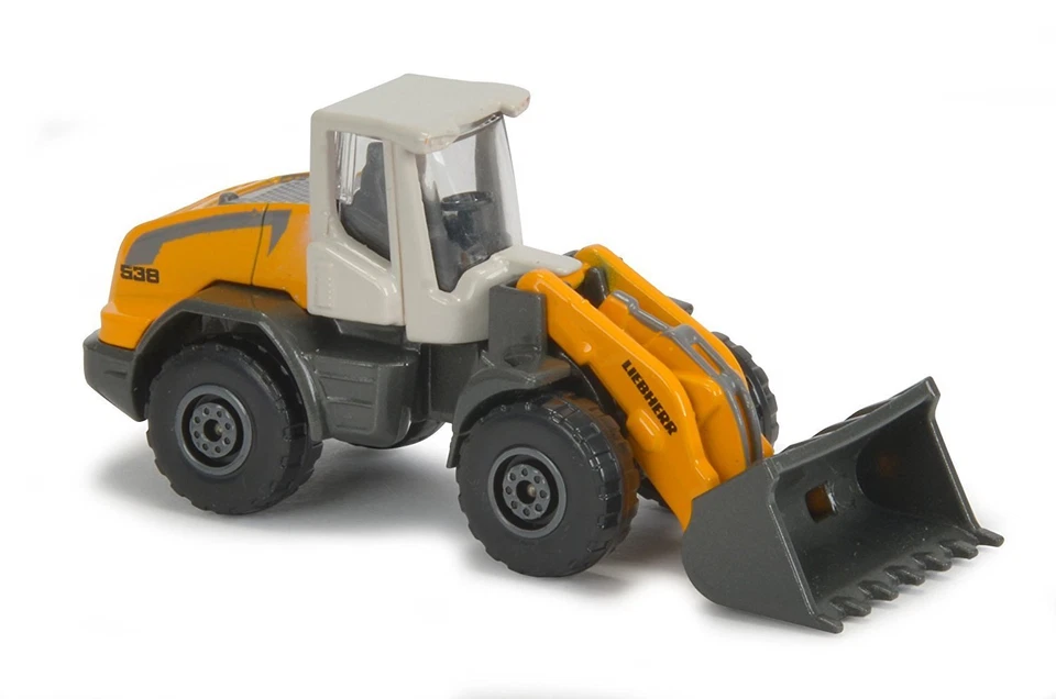 Liebherr L 538 Orange Wheel Loader Majorette Construction 263C 1:87 Toy - Image 2 of 3