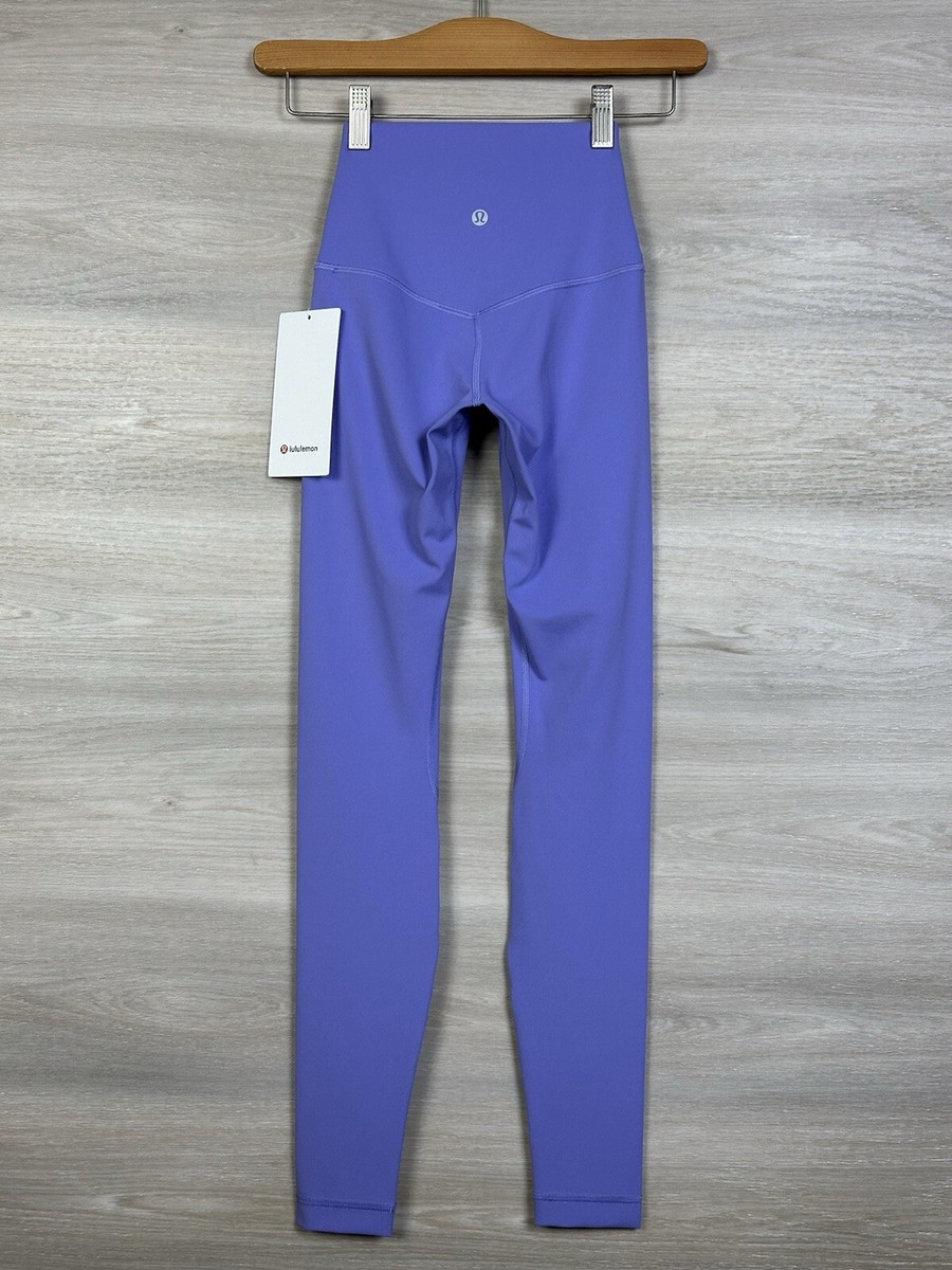 Lululemon Align HR Pant 28” Nulu Size 0 Dark Lavender DKLA 31838
