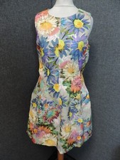 Asos Bold FLoral Print Fit & Flare Dress UK 10 LN035 FF 12