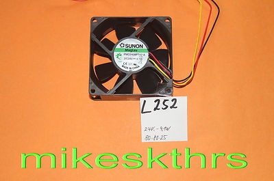 PC Axiallüfter Lüfter 24V - 4,1 Watt 80x80x25 ...L252