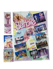 Vintage World Of Barbie Poster Barbie World of Fashion Pamphlets 1980s 22x16  