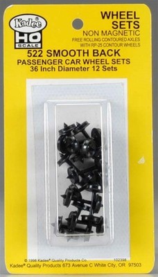 Kadee Qualtiy Products, CO. 522 36 Smoothback Pass Car Wheelset HO b (US IMPORT)
