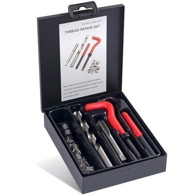 M10X1.0 Thread Repair Kit Metric Helicoil Thread Repair Kit with HSS Drill Bi...