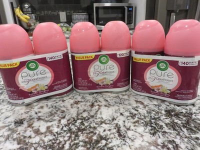 Air Wick Pure Automatic Spray Refills Summer Delight 3 X 2 Pack 6 total 5.89 oz