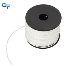 White Nylon Solid Braid Rope Abrasion Resistance Low Stretch Dyeable Industrial