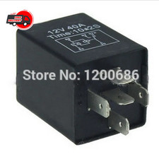Time Delay Relay 30A Automotive 12V 5 Pins 3/10 seconds ON Delay Relays SPDT