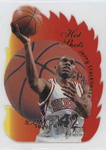 1996-97 Flair Showcase Hot Shots Jerry Stackhouse #16