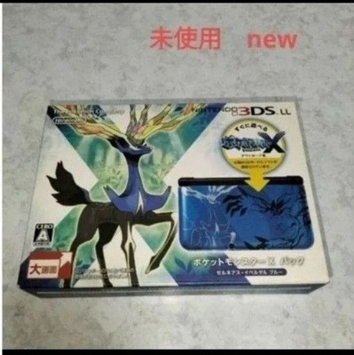 Nintendo 3DS LL Pokemon X Pack Xerneas - Ibertal Blue for sale
