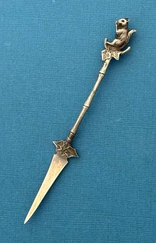 Gorham 3D SQUIRREL Sterling Nut Pick 4 5/8" Multiples