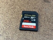 SanDisk 256GB Extreme PRO SDXC UHS-I Memory Card - C10, U3, V30, 4K UHD, SD Card