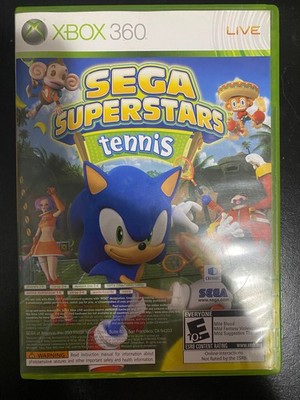 Sega Superstars Tennis Xbox Arcade - XBox 360 - Sega - Acceptable Condition