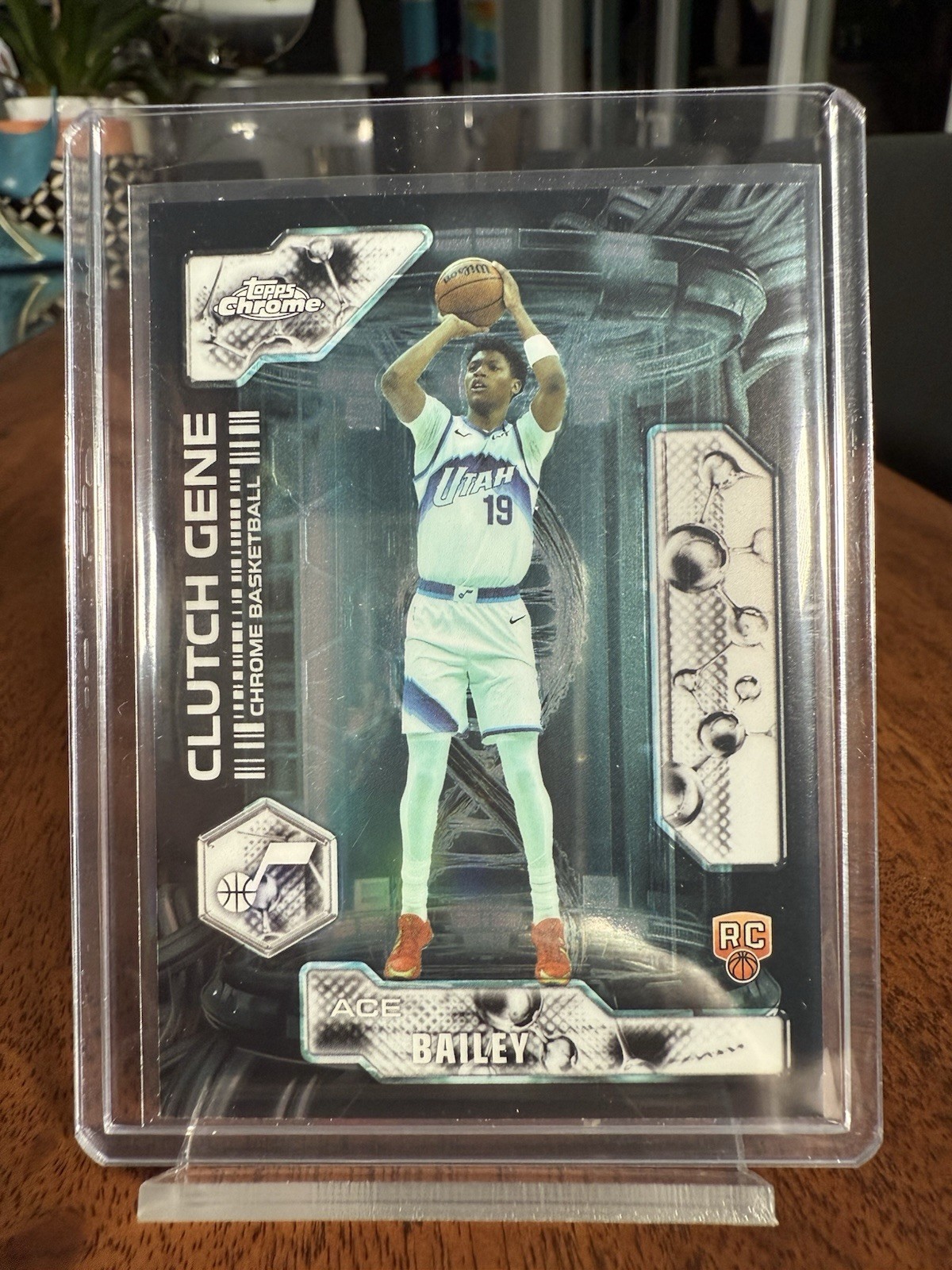 Topps Chrome 2026 Ace Bailey Utah Jazz Clutch Gene Rookie Insert #CG-15