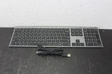 Wireless Keyboard VssoPlor 2.4GHz Slim with Numeric Keypad W/ Cable No Mouse