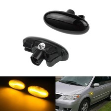 2x LED Seitenblinker Blinker Schwarz Für Mazda 2 DE, DH 3 BK / BL 6 Hatchback GG