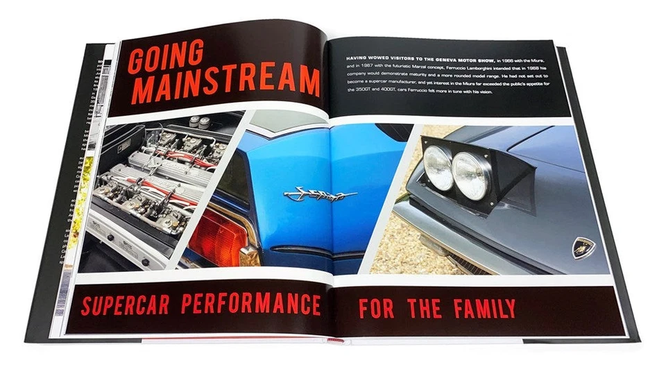 Lamborghini Supercars 60 Years History & Photo Book Miura Countach Murcielago - Image 2 of 4