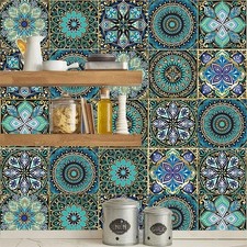 10Pcs 10cm Self-adhesive Non-slip Bathroom Kitchen Floor/Wall Tile Sticker New