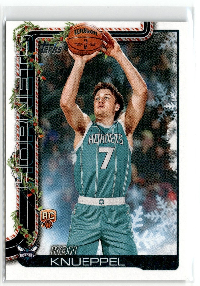 2025-26 TOPPS HOLIDAY KON KNUEPPEL RC HORNETS #H164
