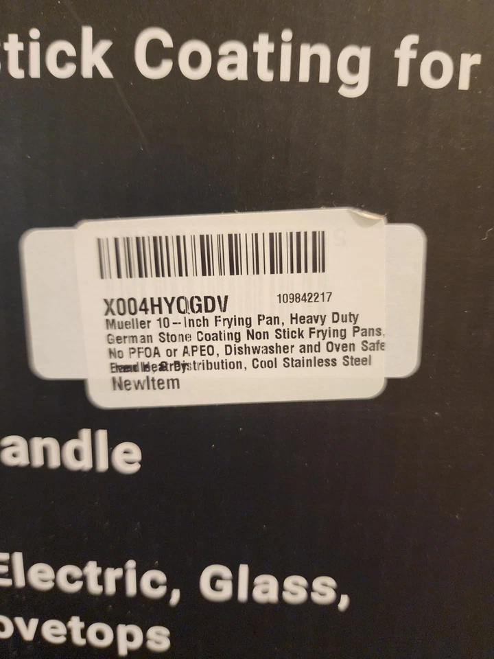 Mueller Frying Pan, Heavy Duty German Stone Coating Non-Stick 10 Inch●Sealed● - Image 3 of 4