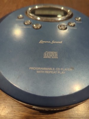 Lenoxx Sound CD Portable Compact Disc Player -Blue - CD-57 -WORKS