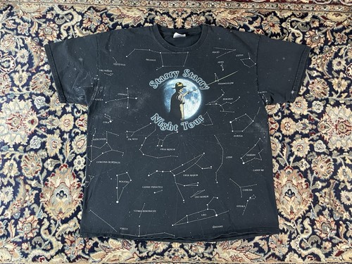 Vintage Y2K 2000s Starry Starry Night Tour Constellation AOP Shirt