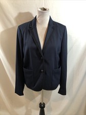 Gap Navy Blue The Academy Blazer - Womens 12, Bust 19.5 , Length 23.5