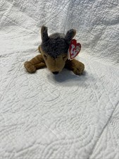 Sarge Ty Beanie Baby German Shepherd Puppy Dog MWMT Birthday February 14 2000
