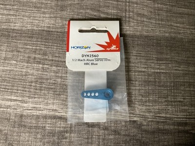Dynamite DYN2560 1/2 Mach Alum Servo Arm HRC Blue