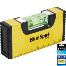 BlueSpot Magnetic Pocket Spirit Level Small DIY Tool Measuring 100mm 4" 