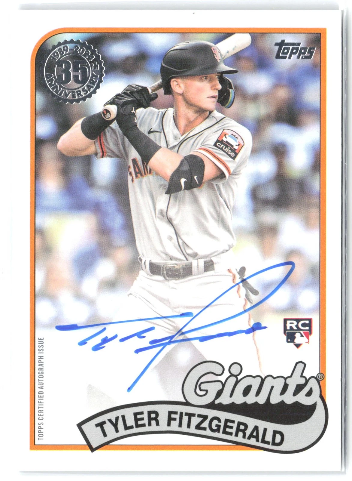 Tyler Fitzgerald trading card