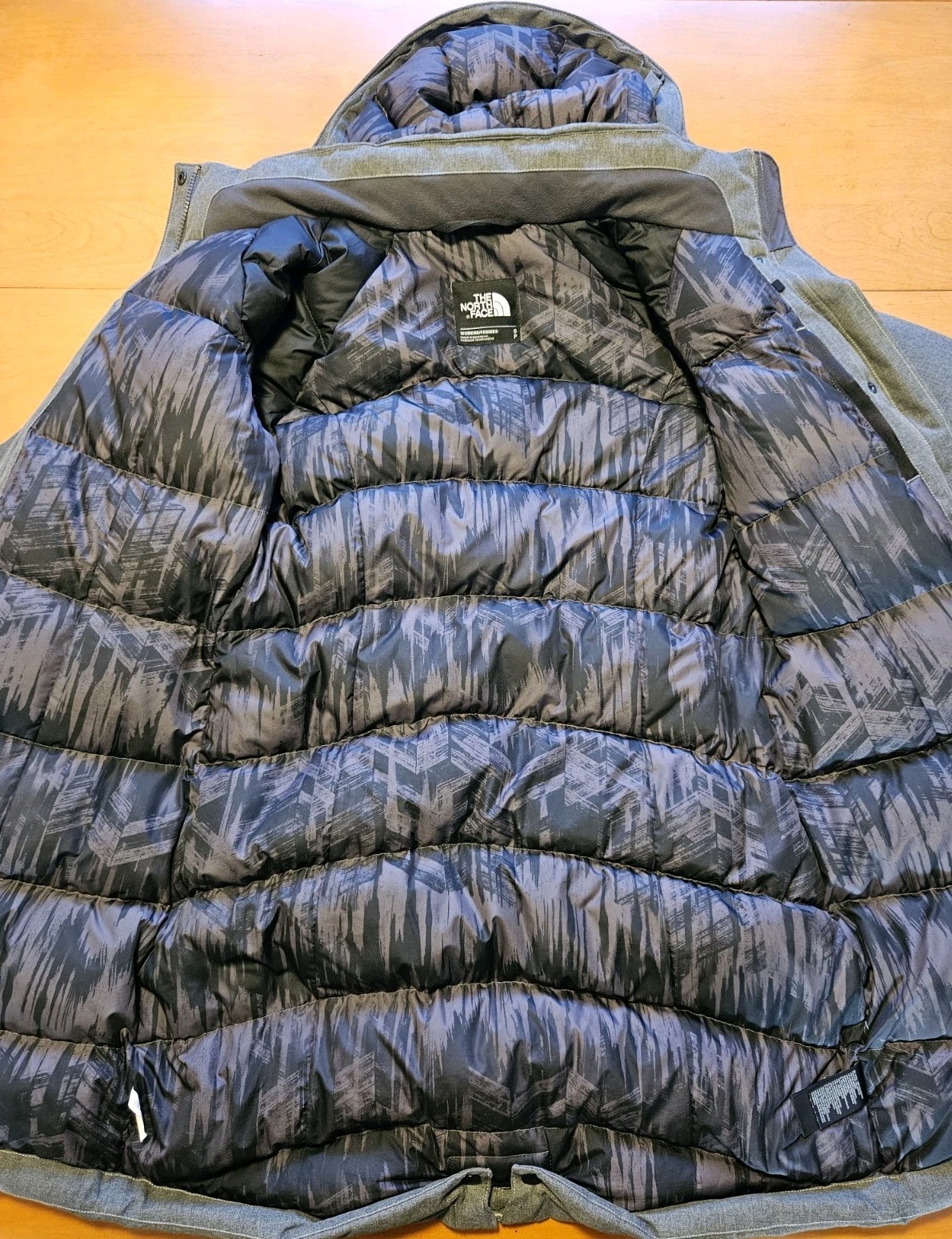 North Face Hyvent Goose Down Parka Womens Small Arctic Jacket Removable Hood thumbnail 5